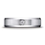 Single diamond wedding band - wna jewellers