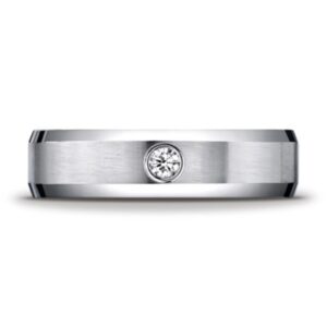 Single diamond wedding band - wna jewellers