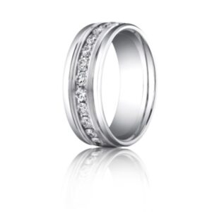 Channel Set Wedding Band - Image 2