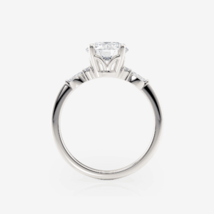 Flora Platinum Engagement Ring