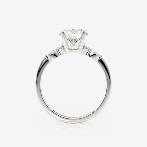 Flora Platinum Engagement Ring