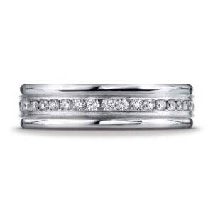 Channel Set Diamond Wedding Band - Image 1