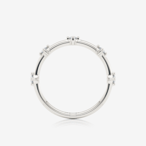Jasmine Spaced Diamond Band - Image 4