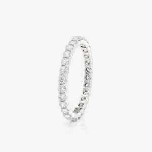 Elyse 2.00mm Double Shared Prong Eternity Band - Image 3
