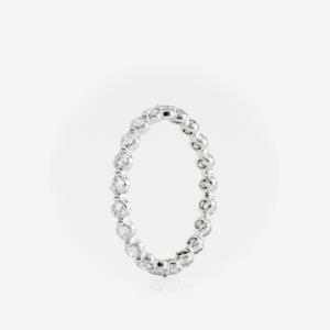 Erin 2.00mm Singe Shared Prong Eternity Band - Image 2