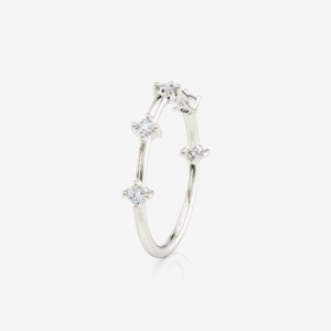 Jasmine Spaced Diamond Band - Image 2