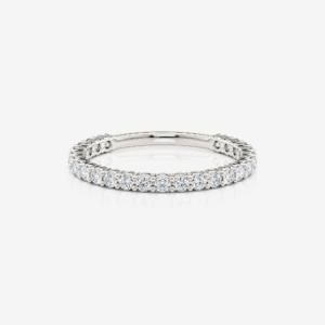 Ashlynn 1.60mm Double Shared Diamond Band - Image 1